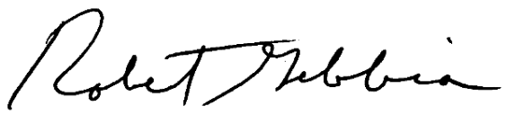 Robert Gebbia signature